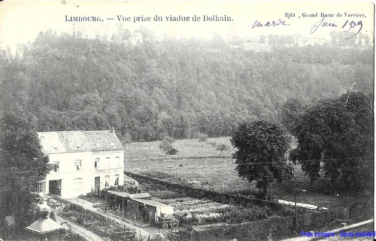 Vue prise du Viaduc de Dolhain