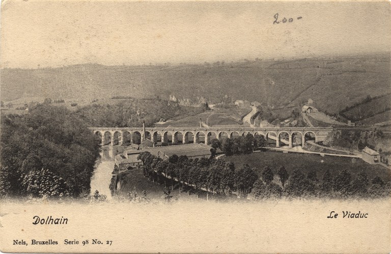 Vue sur l'étendue du Viaduc vers 1900