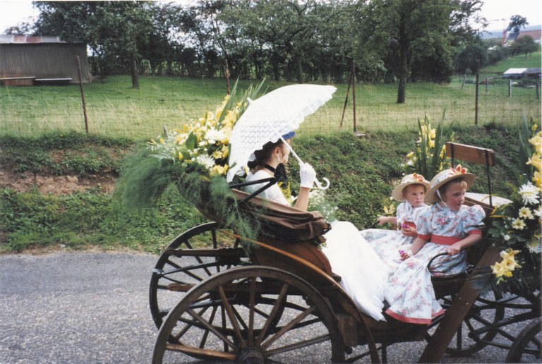 Les mariés en calèche