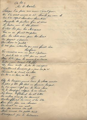 La chanson sur l'air de la Madelon