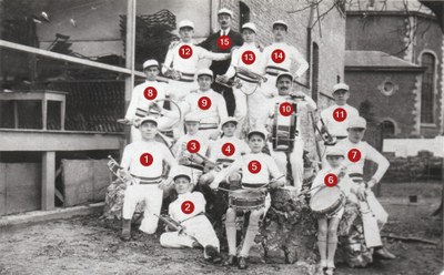 Réveil dolhaintois par la clique en 1925