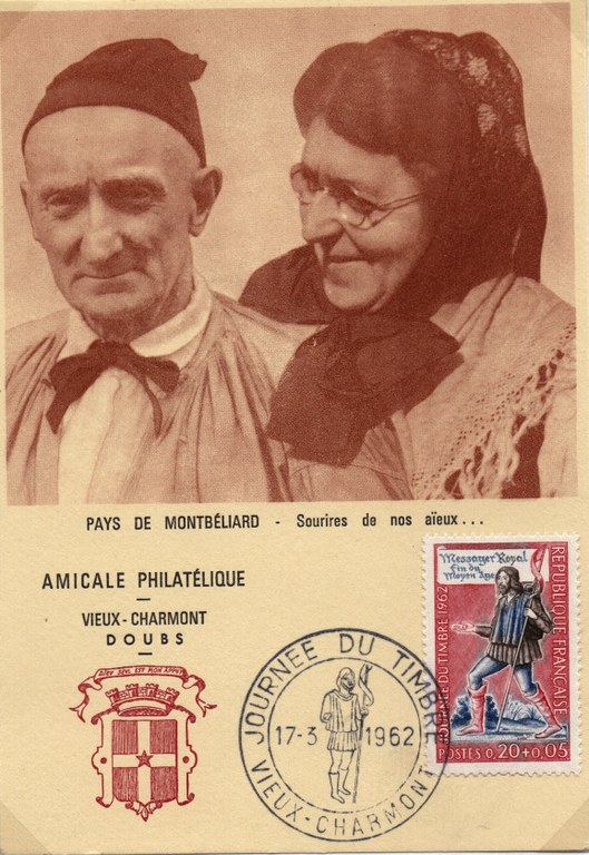 La vignette postale de Dolhain et l'amicale philatélique de Vieux-Charmont