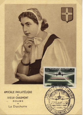 La vignette postale de Dolhain et l'amicale philatélique de Vieux-Charmont