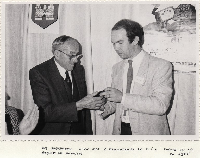 M. Sagehomme l'un des deux fondateurs du S.I.L