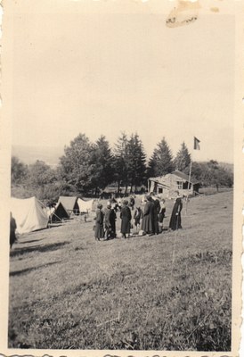 1942 - Camp Parfonbois - La visite des parents