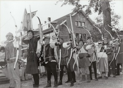 Tir à l'arc sur la place Saint-Georges