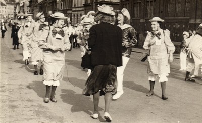 Masques dans les rues de Dolhain