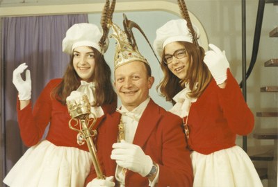 Georges 1er et les pages Marie-Paule et Ginette
