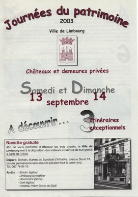 2003 - Programme