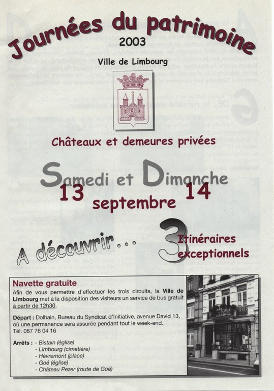 2003 - Programme