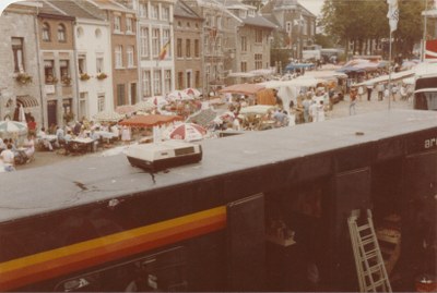 Vue générale des stands