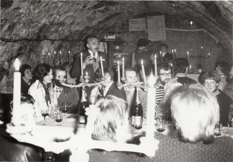 1978 - Les membres du RSIL dans les casemates