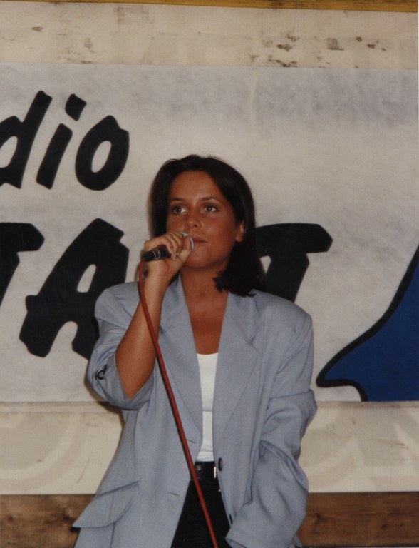 Morgane performe sur scène