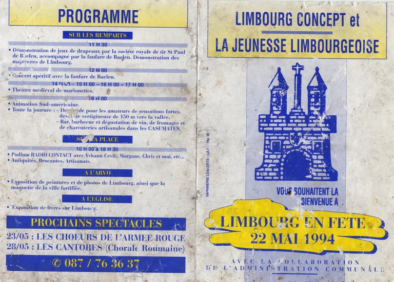 Programme de Limbourg en fête