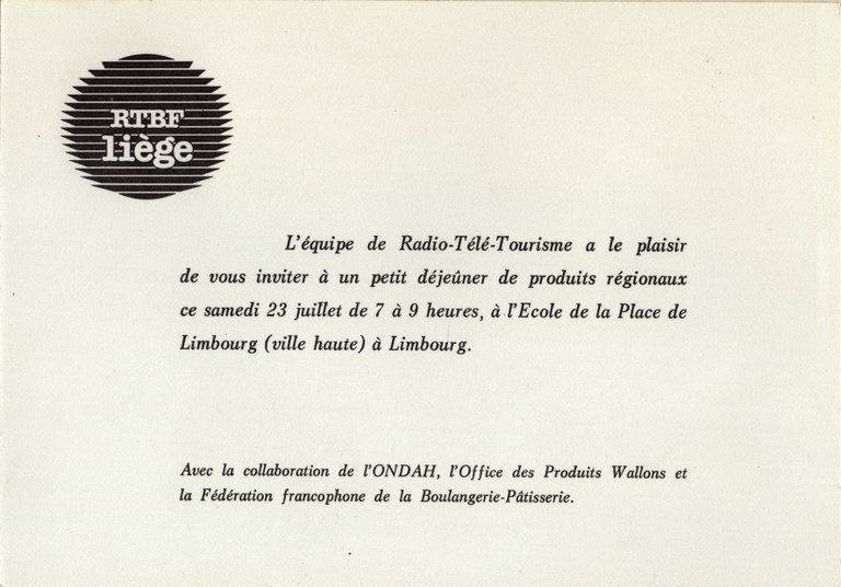 Invitation au petit-déjeuner