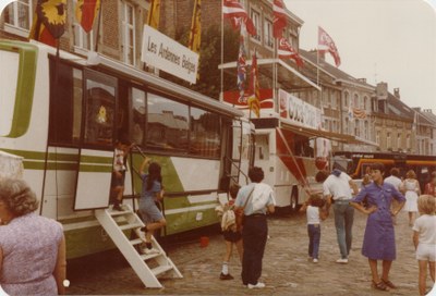 Le car publicitaire d'Ardenne et Meuse