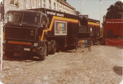 Mise en place des véhicules de la RTBF