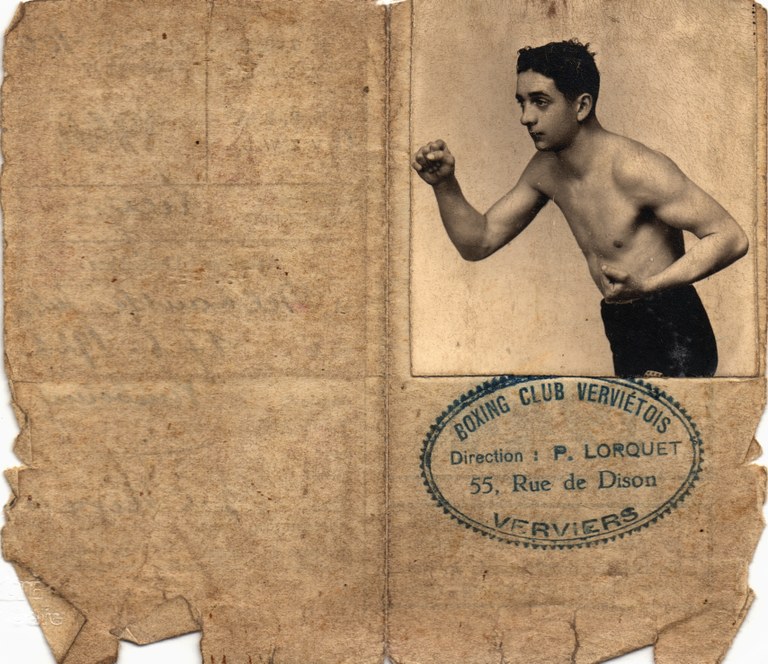 Licence de la royale fédération belge de boxe