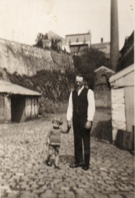 M. Lodomez et son fils Roger