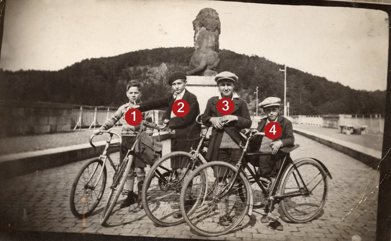 Sortie en vélo à la Gileppe le 1 juin 1933