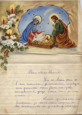 Voeux de Nouvel an 1954