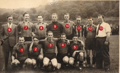 Equipe de foot en 1935