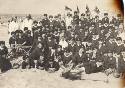 En sortie à la mer en 1928