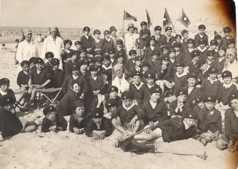 En sortie à la mer en 1928