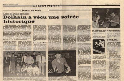 Victoire de la Belgique face à la Hongrie